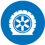 icono neumático pinchado